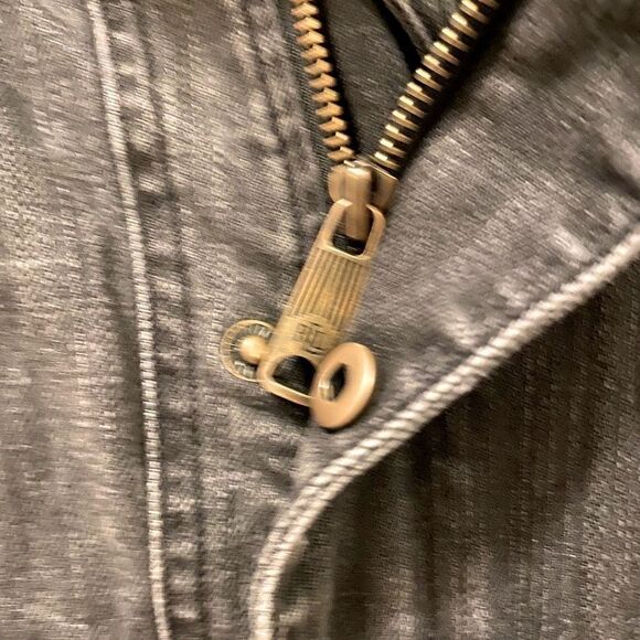 🌷RALPH Lauren🌷 Dark Denim Asymmetrical Zipper Jacket   - Picture 9 of 12